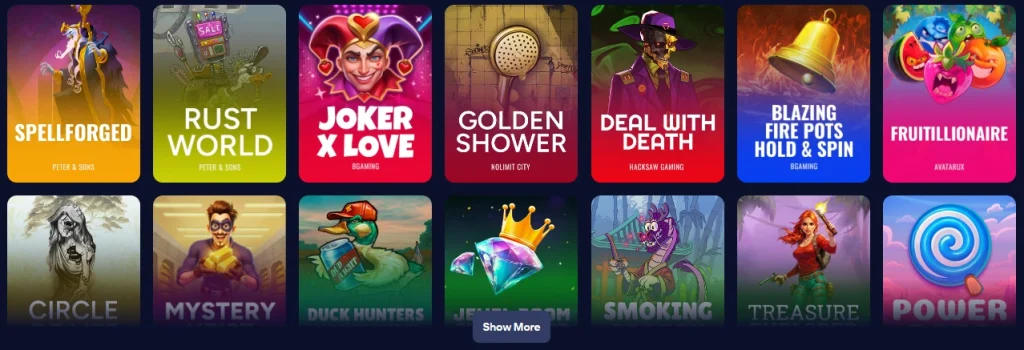 Aperçu de la page d’affiliation Celsius Casino
